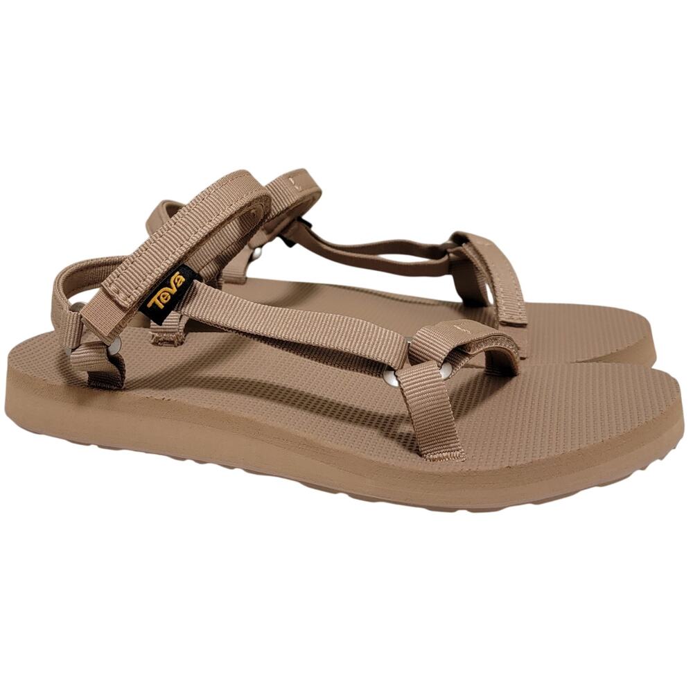 Teva Women Original Universal Slim Sport Sandals Size US 6 Tigers Eye Brown